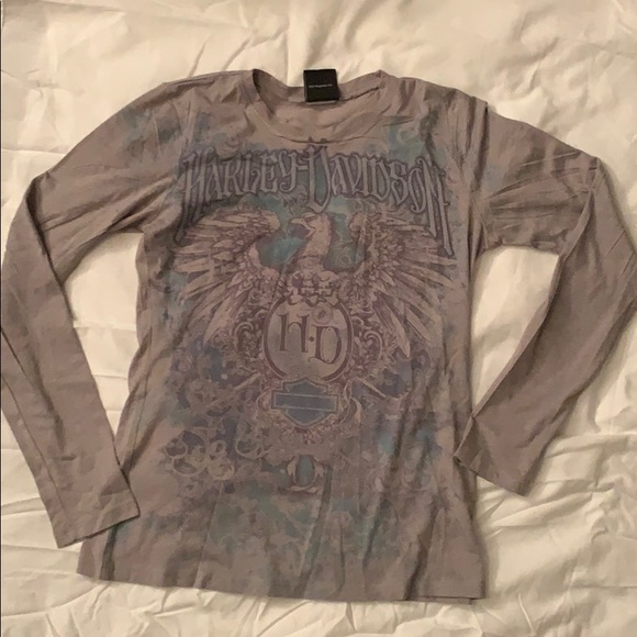 Harley-Davidson Tops - Harley Davidson long sleeve tee Small